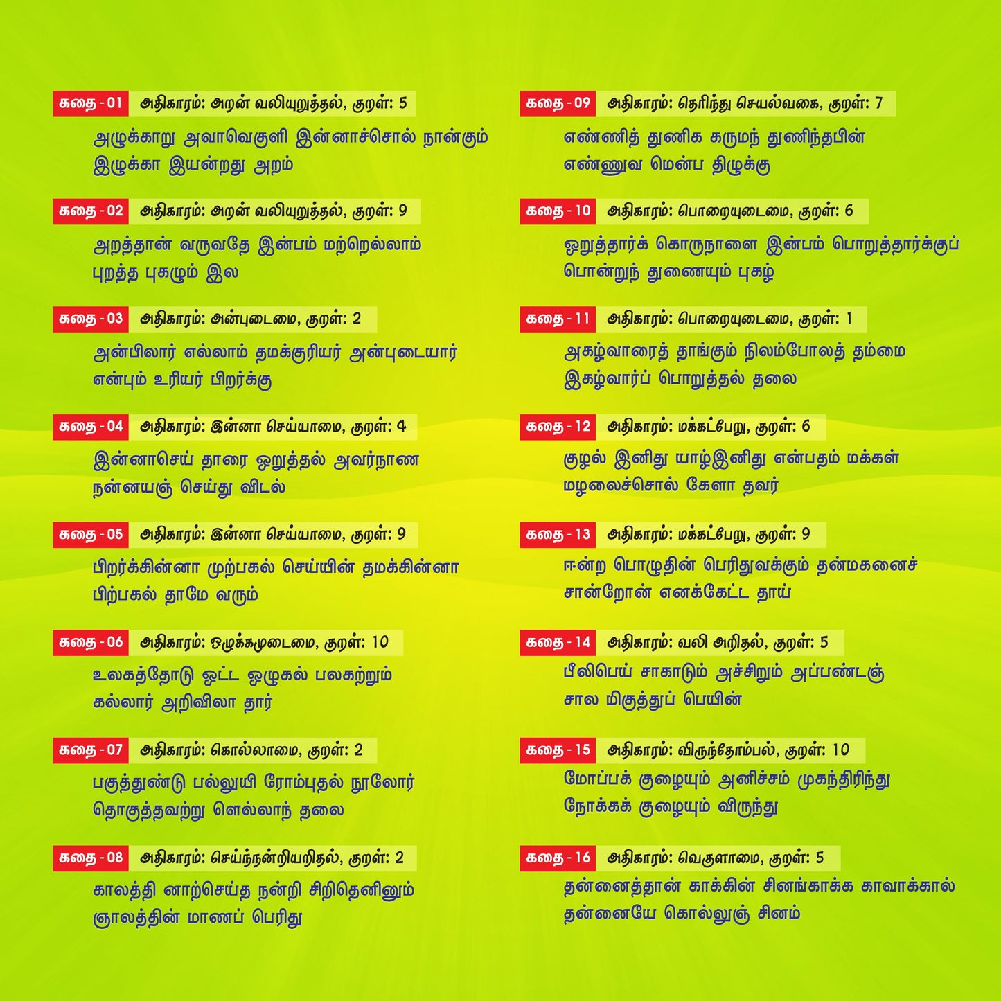 Thirukkural Kadaigal-Tamil