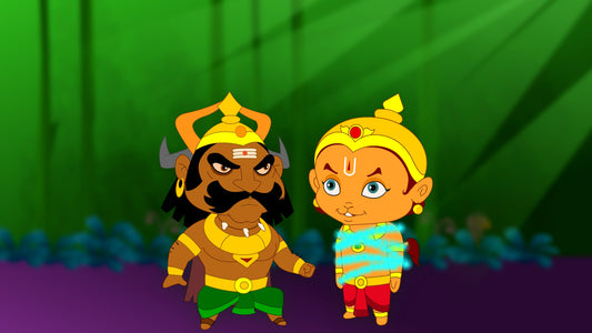 Hanuman Meets Ravana