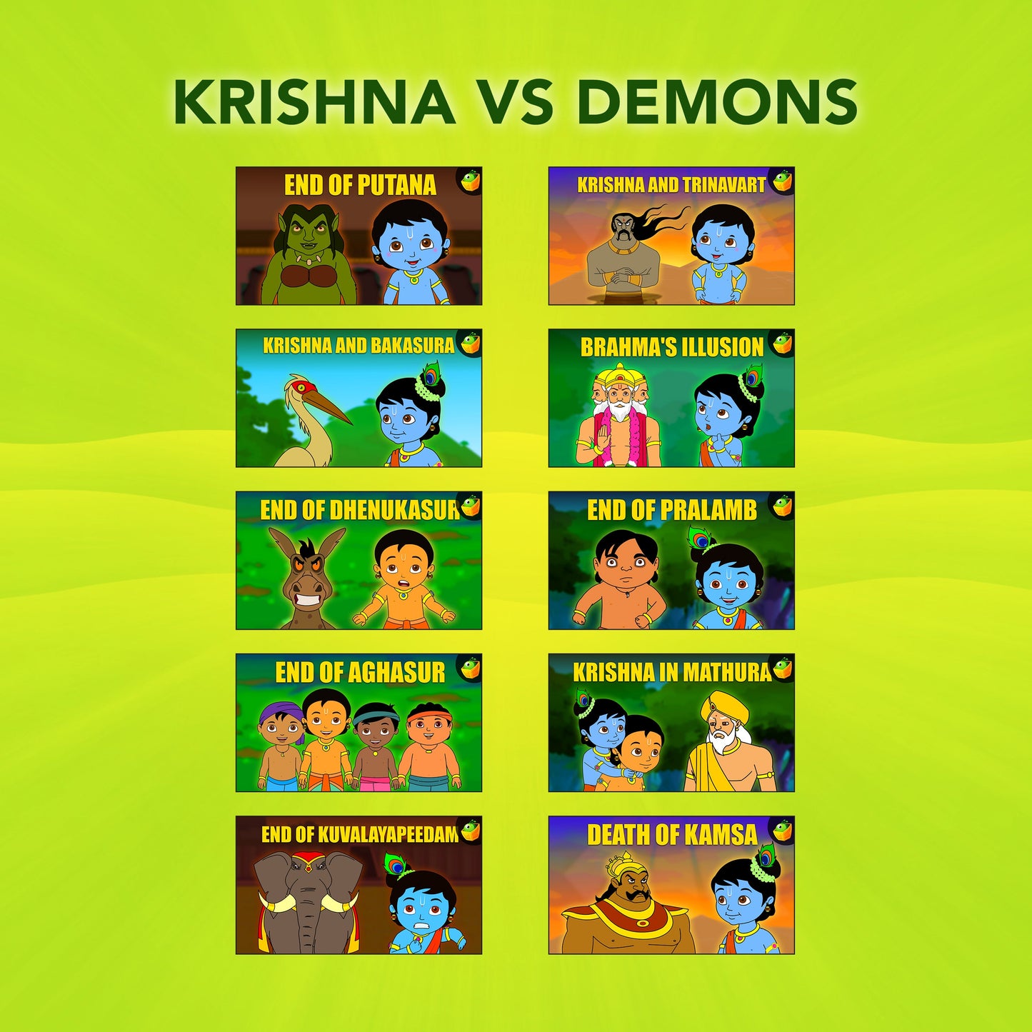 Krishna Vs Demons-Tamil